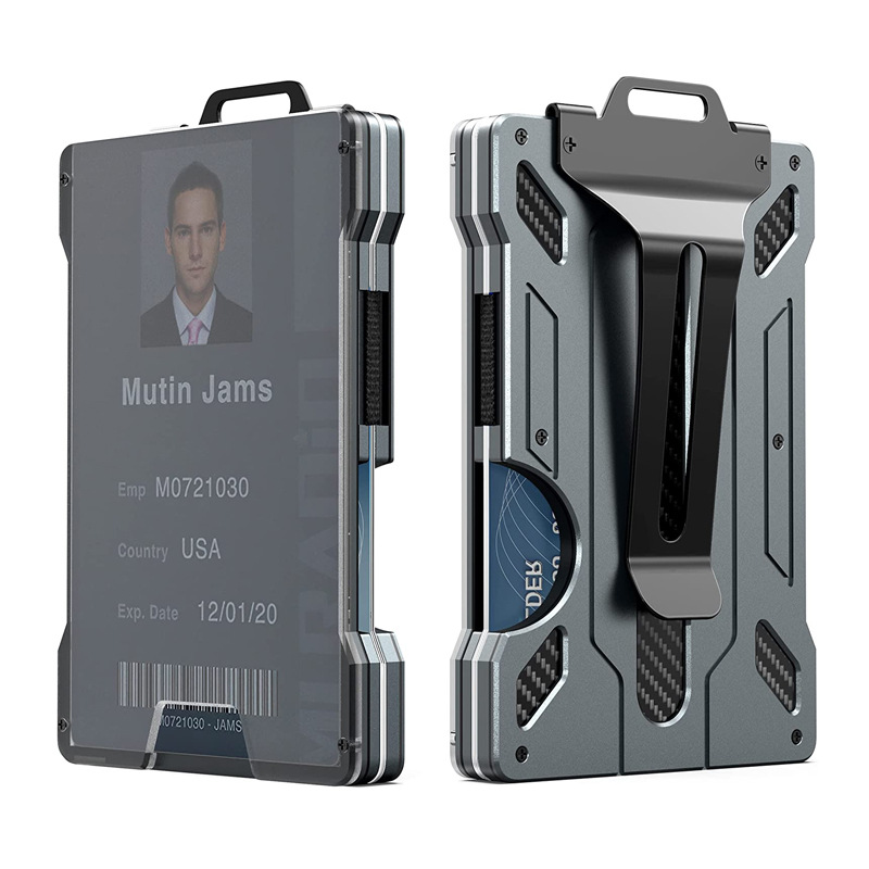 Wristlet Wallet Zipper - Dompet Kartu RFID Fashion, Tempat Kartu