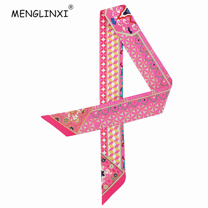 Luxury Bags Brand - Baru geometris motif bunga syal sutra