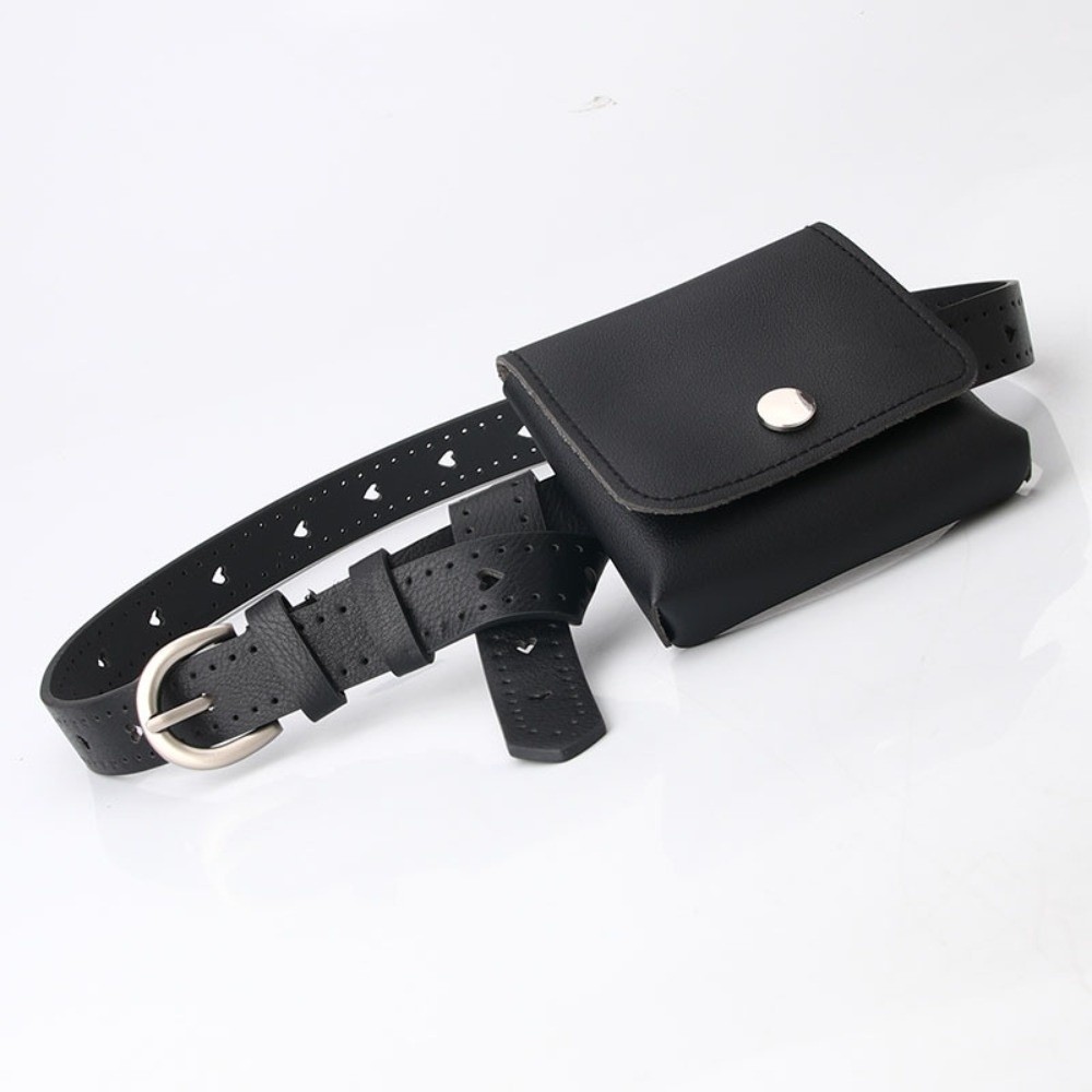 Belt Bag Leather Wide - Tas Pinggang Wanita Kulit PU Baru