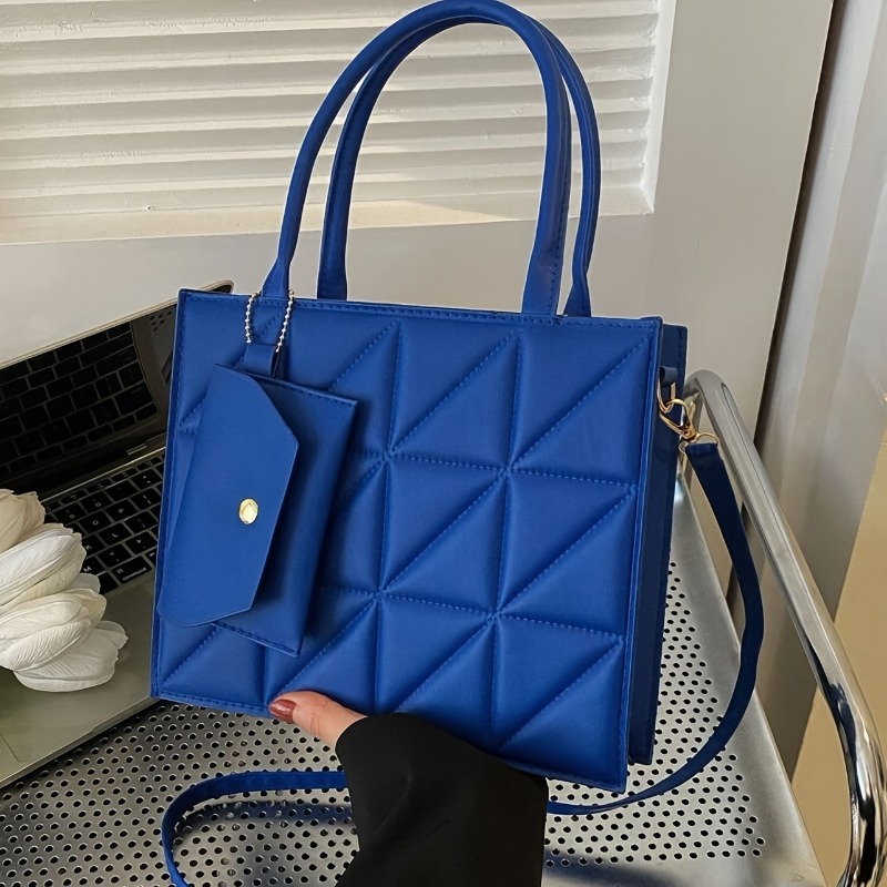 Tas Tote Berlapis Modis, Tas S - Structured Handbag Top Handle ulasan dan harga