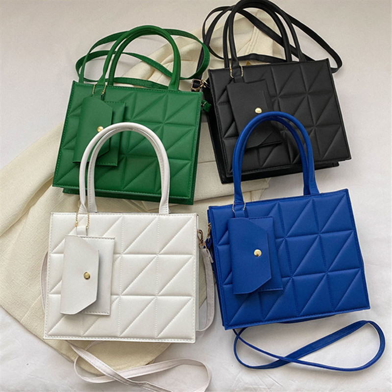 Tas Tote Berlapis Modis, Tas S - Structured Handbag Top Handle ulasan dan harga