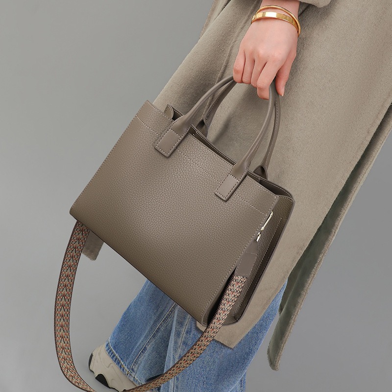 Tas Selempang Kulit Asli untuk - Structured Handbag Top Handle ulasan dan harga