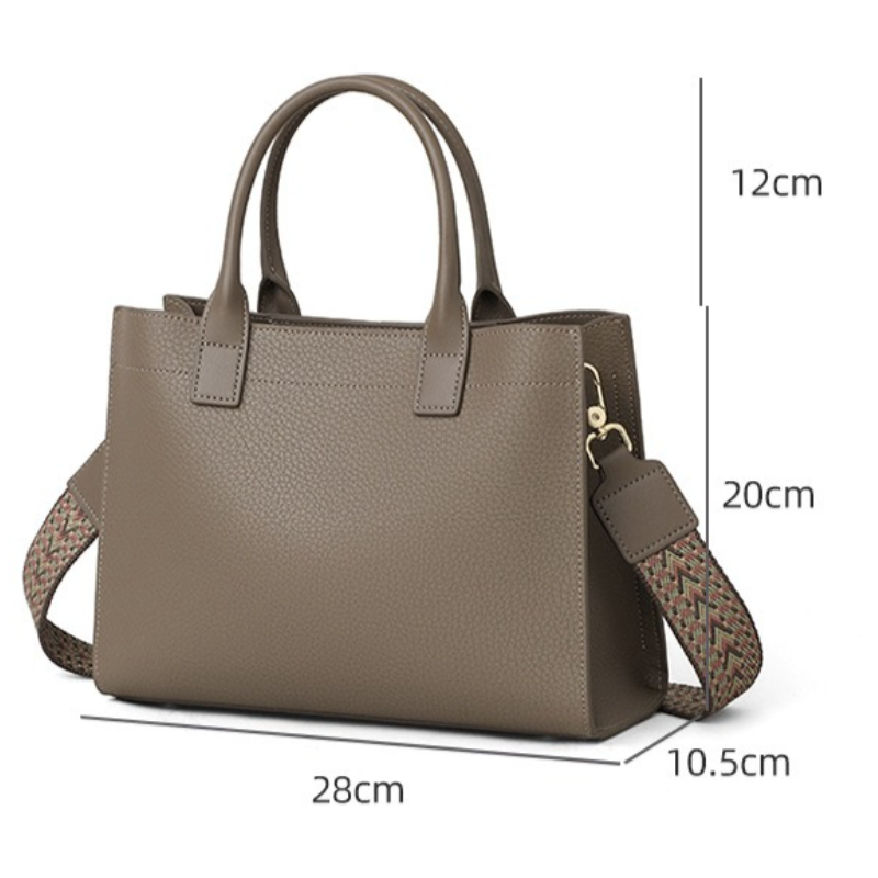 Tas Selempang Kulit Asli untuk - Structured Handbag Top Handle ulasan dan harga