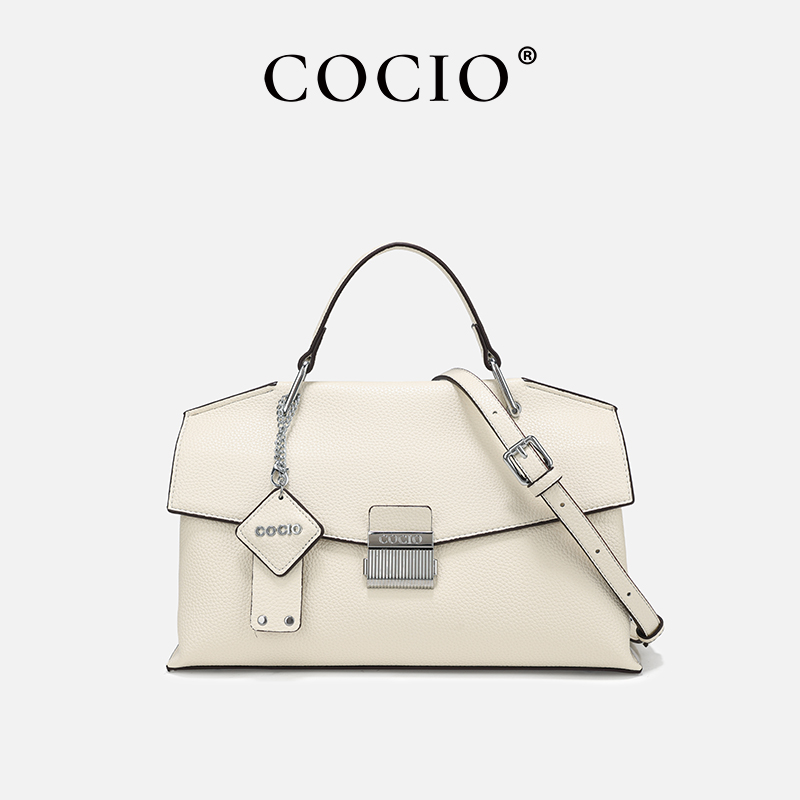 Tas Selempang Wanita Kulit Peb - Structured Handbag Top Handle ulasan dan harga