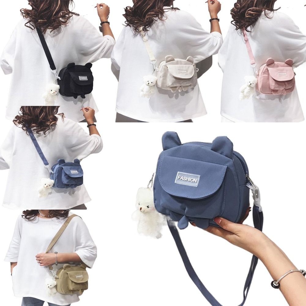 Female Cute Pouch Crossbody Ba - Wristlet Wallet Zipper ulasan dan harga