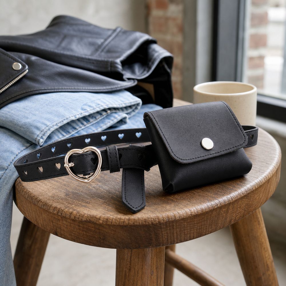 Tas Pinggang Wanita dari Kulit - Belt Bag Leather Wide ulasan dan harga