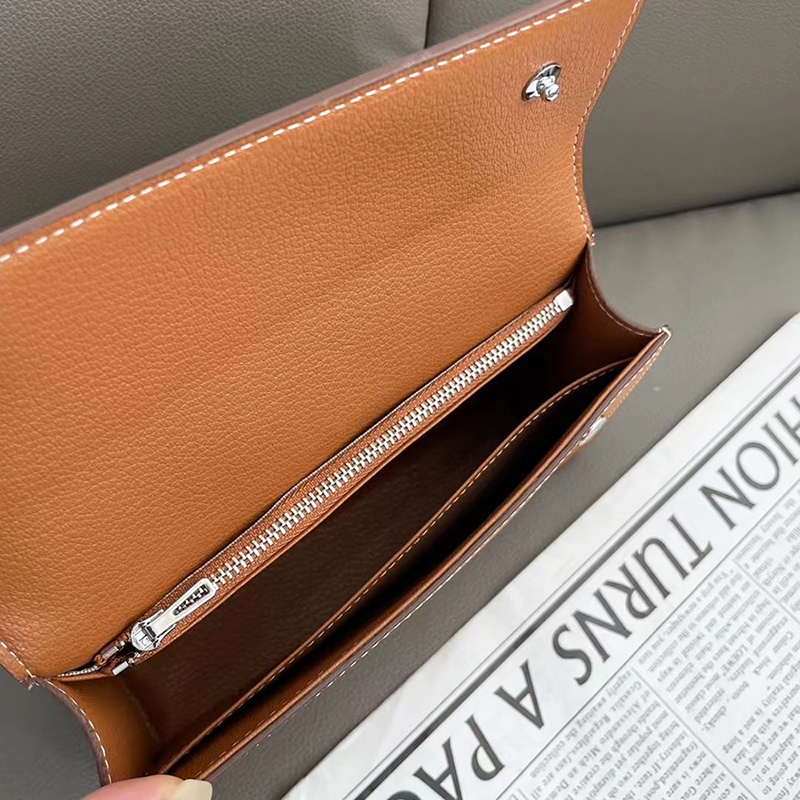 Tas bahu kulit asli mewah inis - Wristlet Wallet Zipper ulasan dan harga
