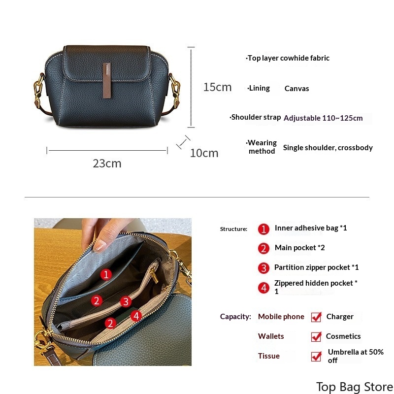 Tas Selempang Kulit Asli untuk - Luxury Bags Everyday ulasan dan harga