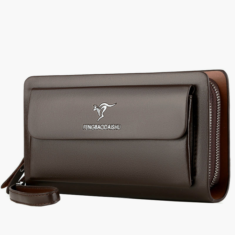 Dompet Pria Modis Merek Ternam - Wristlet Wallet Zipper ulasan dan harga