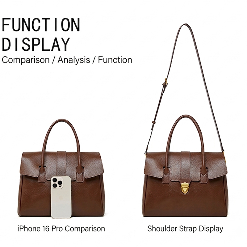 Tas Tangan Wanita BURMINSA dar - Structured Handbag Top Handle ulasan dan harga