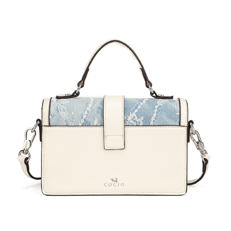 Tas Tangan Wanita Motif Ular B - Structured Handbag Top Handle ulasan dan harga