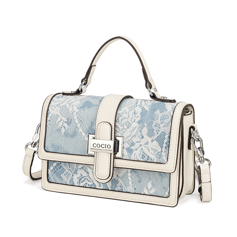 Tas Tangan Wanita Motif Ular B - Structured Handbag Top Handle ulasan dan harga