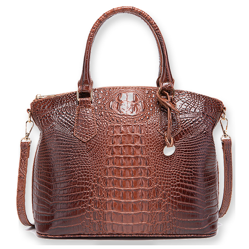 Tas Tangan Wanita Motif Kulit  - Structured Handbag Top Handle ulasan dan harga